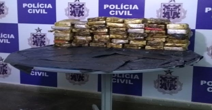 Cocaína avaliada em R$ 1 milhão é apreendida em Itabuna