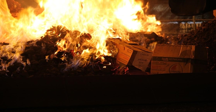 Uma tonelada de Maconha, crack e cocaína são incinerada na RMS