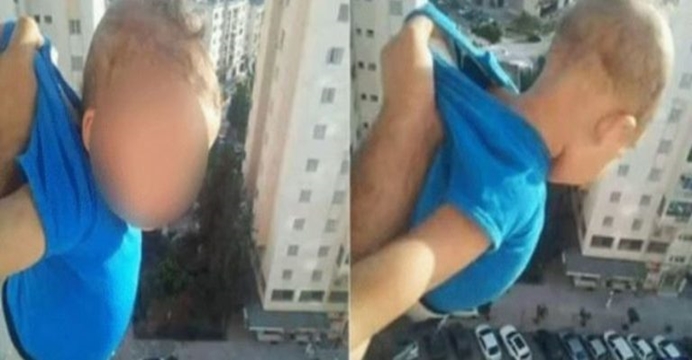 Homem sacode bebê na janela de 15º andar em troca de ‘likes’