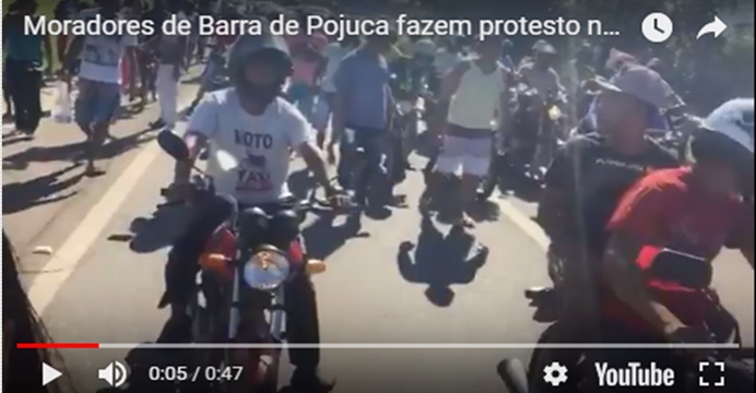 Veja vídeo Baianos reagem onda de violência bloqueiam pista e pedem mais segurança