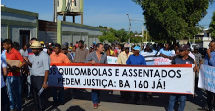 Bom Jesus da Lapa-BA: Protesto marca passagem do governador Rui Costa pela cidade