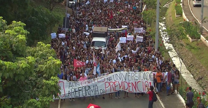 Movimentos marcam protestos em defesa da Educação e Previdência em todo o estado