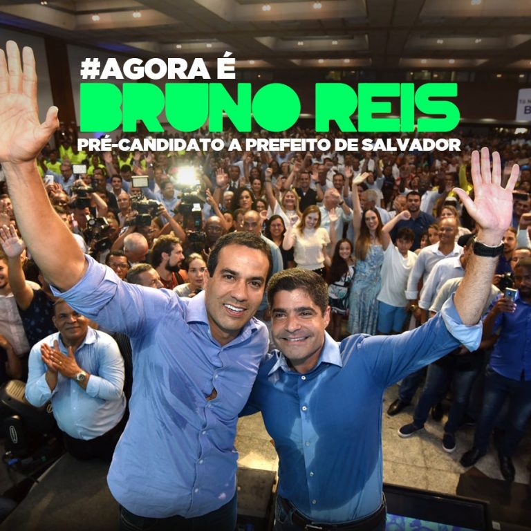 ACM Neto anuncia Bruno Reis como seu candidato e sucessor