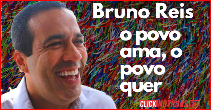 Bruno Reis, o povo ama o povo quer. Pré-candidato a prefeito  tem 35% das intenções de voto