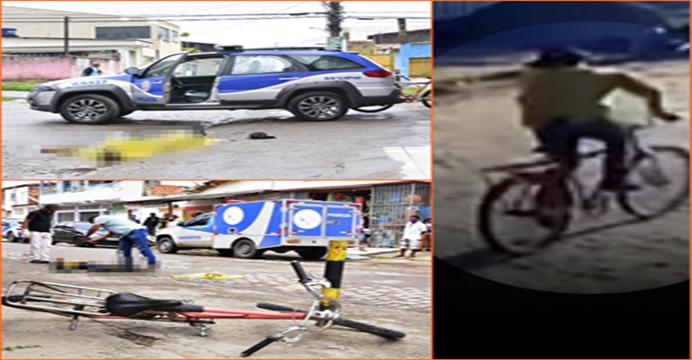 Veja vídeo:  Jovem ciclista é atropelado e executado a tiros após ser perseguido