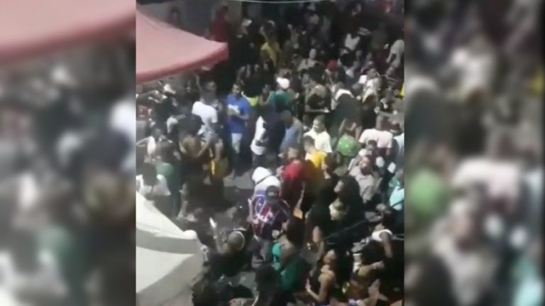 Massaranduba tem festa com várias pessoas sem máscaras neste domingo (4): “Acabou pandemia, viu, pai?