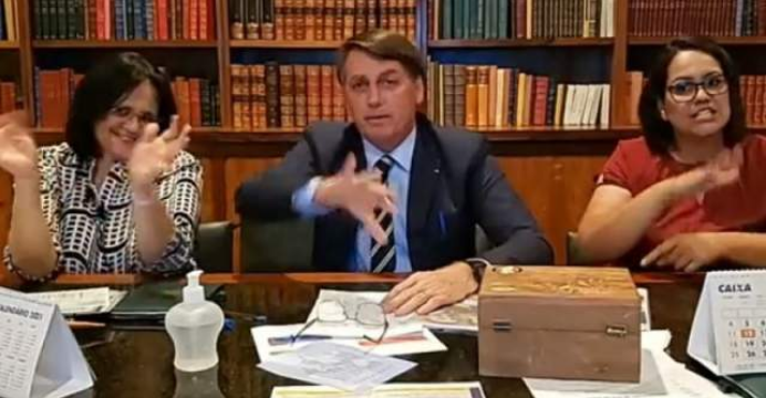 Bolsonaro sincerão!  “efeito colateral” da CoronaVac