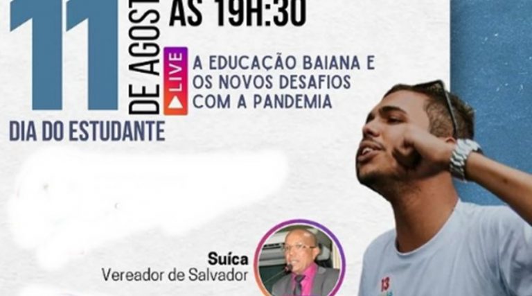 No Dia do Estudante, a UEES-Ba debate a educação baiana e os novos desafios com a pandemia