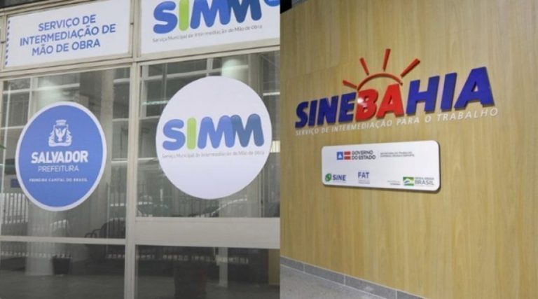 Simm e SineBahia oferecem vagas de emprego nesta segunda-feira