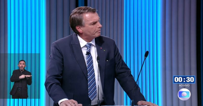 Debate Globo: Bolsonaro volta a atacar Consórcio do Nordeste durante direito de resposta; Lula responde