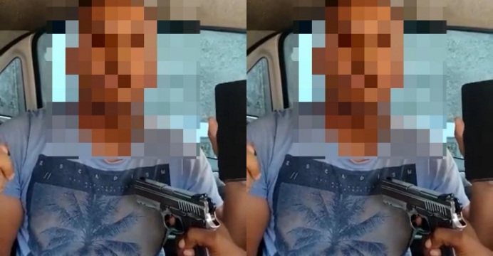 Vídeo: motorista por app de Salvador é ameaçado por homens em Arembepe, na RMS