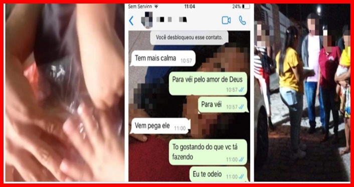 Pai coloca saco na cabeça do filho na Bahia, grava vídeo e envia para ex-mulher: “vou matar”