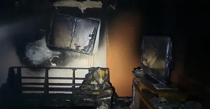 Casal de idosos se salvam de incêndio ao ficar embaixo de chuveiro ligado em apartamento