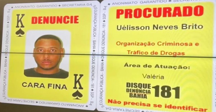 Morto em confronto com a policia em Valéria fazia parte do baralho do crime