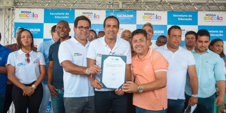 Prefeitura inicia obra de nova escola no Bairro da Paz com piscina semiolímpica