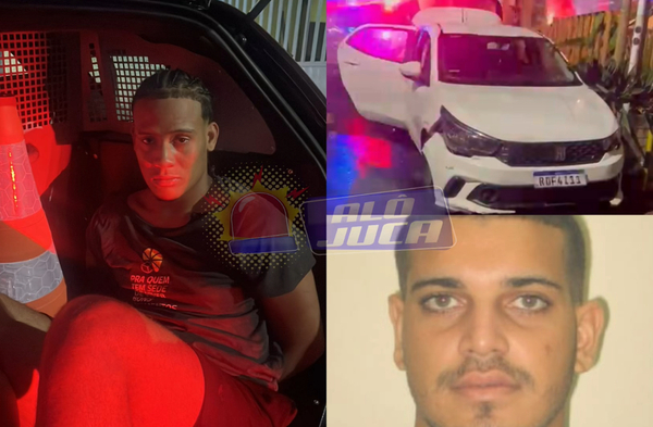 Assaltante é baleado e comparsa preso durante perseguição que terminou no Rio Vermelho; dupla estava com carro roubado